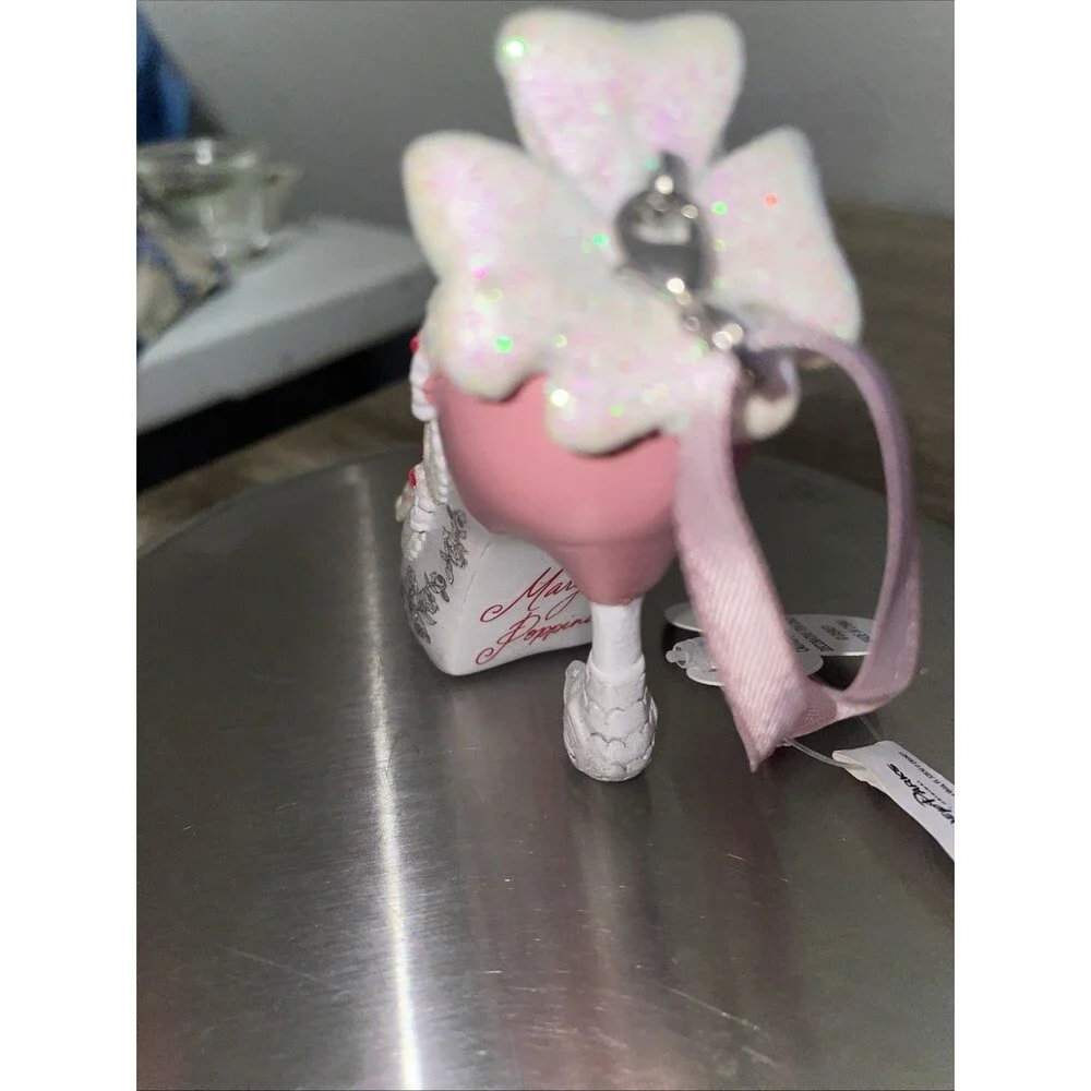 Disney Runway Shoe Ornament Mary Poppins Retired High Heel Ornament With Tags